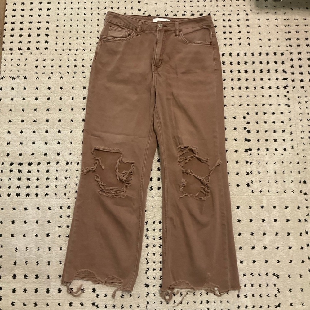 Vervet Los Angeles Aztec Super High Rise 90’s Vintage Crop Flare jeans, 27 - Picture 5 of 10